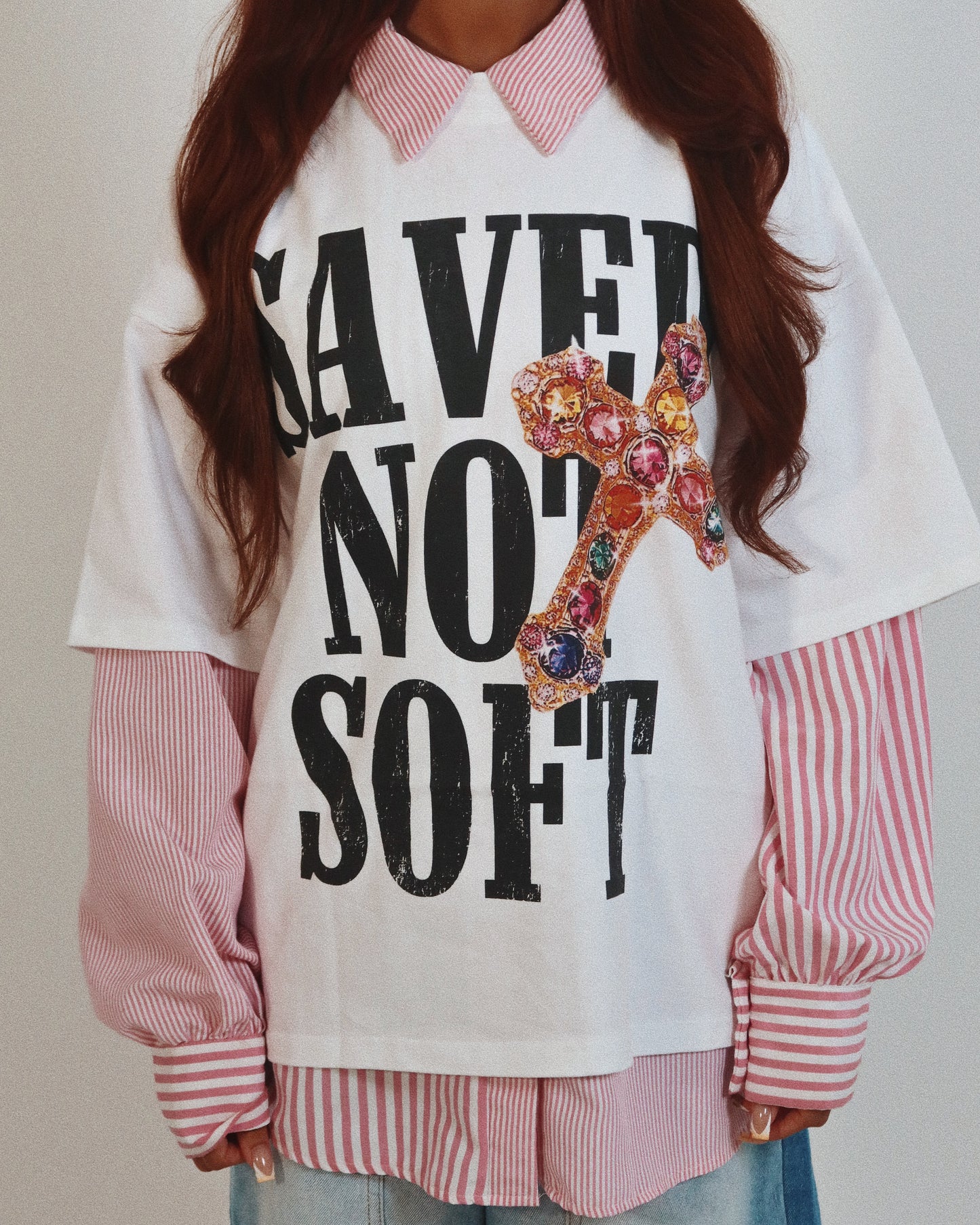 SAVED NOT SOFT TEE