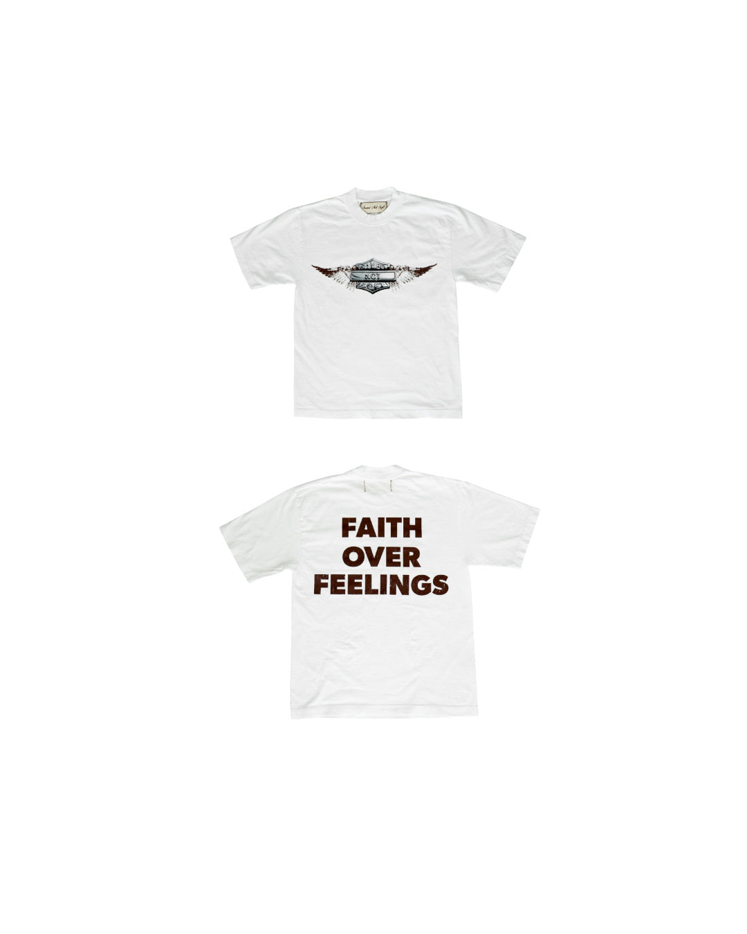 FAITH OVER FEELINGS TEE